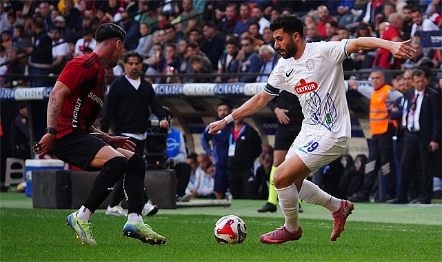 Çaykur Rizespor Gaziantep'ten 1 puanla döndü