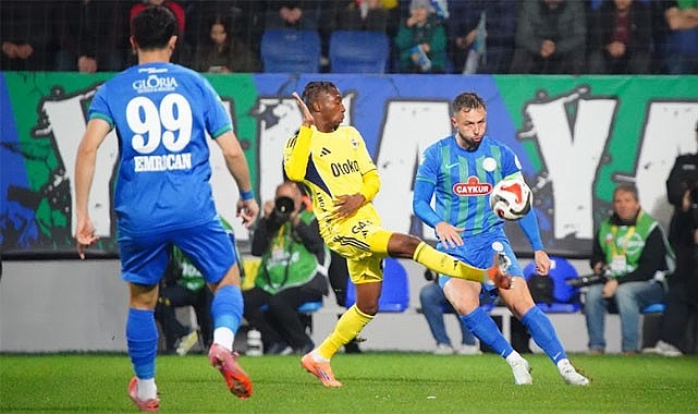 Çaykur Rizespor ilk devre galip, ikinci devre mağlup