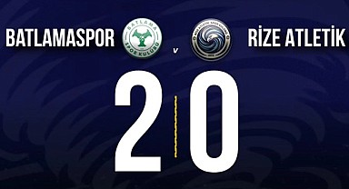 Rize Atletik, Batlamaspor'dan puan alamadı