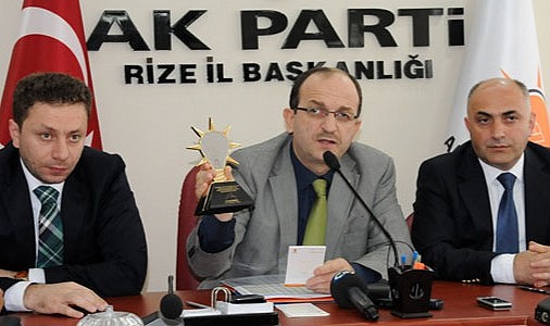AK Parti Rize Teşkilatına Başbakan'dan 1.'lik ödülü
