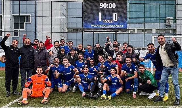 Pazarspor yükselişini sürdürüyor: Bulancakspor'u tek golle geçti