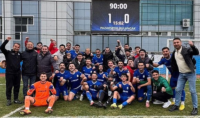 Pazarspor yükselişini sürdürüyor: Bulancakspor'u tek golle geçti