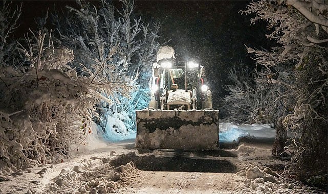Rize Belediyesi'nden Kar Seferberliği