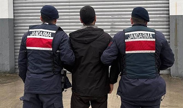 Rize'de firari hükümlü Jandarmadan kaçamadı