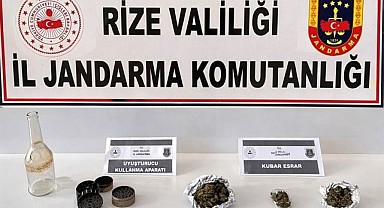 Pazar'da evinde esrar ele geçirilen kişi yakalandı