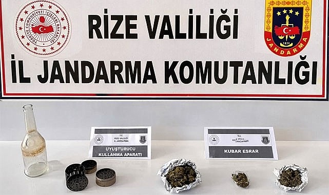 Pazar'da evinde esrar ele geçirilen kişi yakalandı