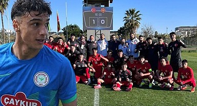 Rizesporlu Mustafa Coşkun Tosun, Milli Forma ile ilk galibiyetini yaşadı