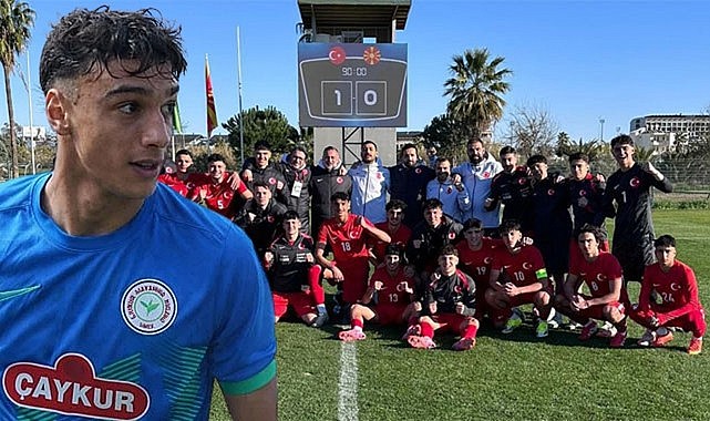 Rizesporlu Mustafa Coşkun Tosun, Milli Forma ile ilk galibiyetini yaşadı