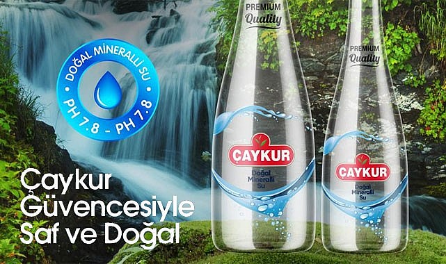 ÇAYKUR Premium Cam Şişe Su üretimi başlıyor