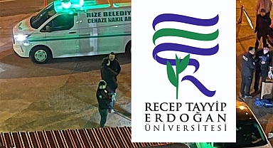 Rize'deki üzücü ölüm haberiyle ilgili RTEÜ'den açıklama: Hayatını kaybeden kişi öğrenci değil!