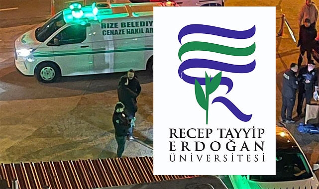Rize'deki üzücü ölüm haberiyle ilgili RTEÜ'den açıklama: Hayatını kaybeden kişi öğrenci değil!