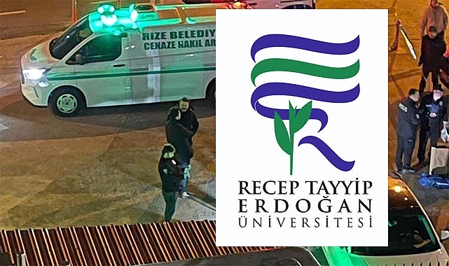 Rize'deki üzücü ölüm haberiyle ilgili RTEÜ'den açıklama: Hayatını kaybeden kişi öğrenci değil!