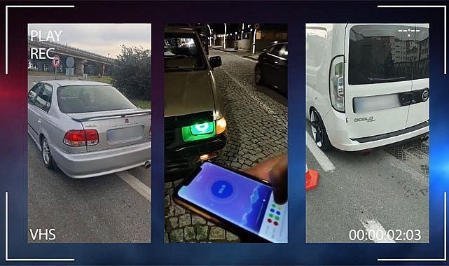 Rize'de Gürültü ve Modifiye Operasyonu: Ocak'ta ceza yağdı