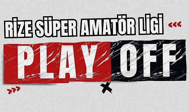 Rize Süper Amatör Play-Off Ligi'nde 6. Hafta Panoraması