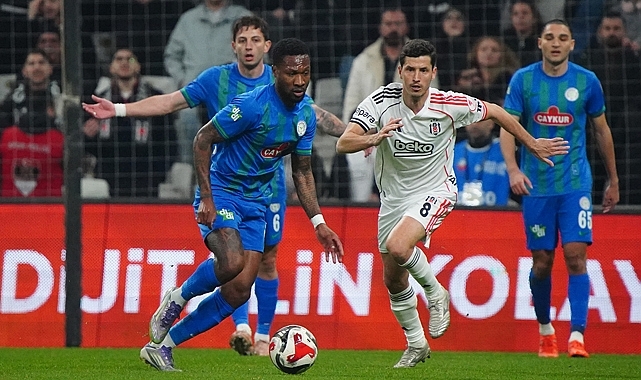 Çaykur Rizespor Kupaya veda etti: Beşiktaş adını Çeyrek Finale yazdırdı