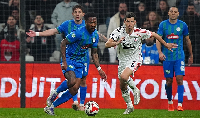 Çaykur Rizespor Kupaya veda etti: Beşiktaş adını Çeyrek Finale yazdırdı