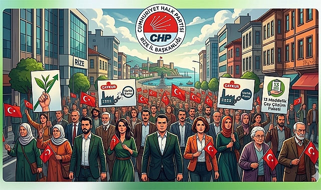 CHP Rize'den büyük Çay Yürüyüşü: 28 Mart'ta meydanlardayız!