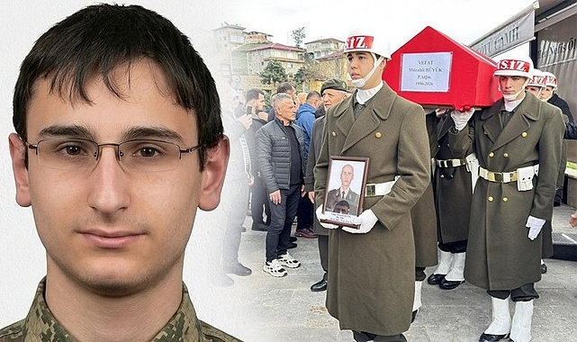 Rize Şehidine ağlıyor: Mücahit Büyük son yolculuğuna uğurlandı