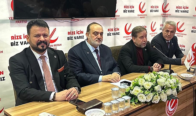 Yeniden Refah Rize'de Bayramlaşma Seferberliği: Zulme Karşı Tek Yol Milli Görüş