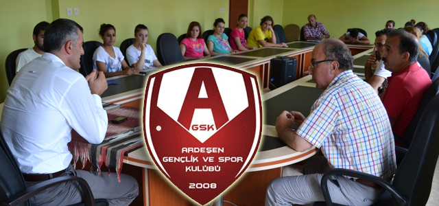 Ardeşen GSK yeni sezon için masaya oturdu