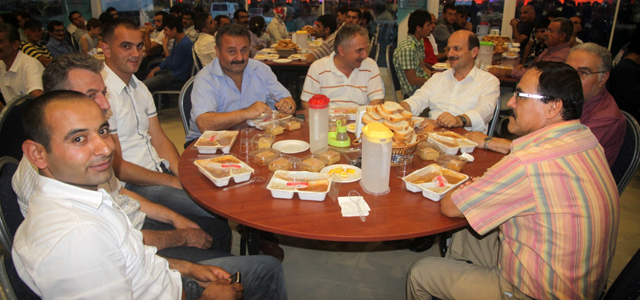 Rize'nin tanınmış simaları iftar sofrasında
