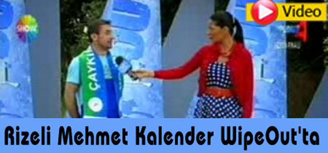 Rizeli Mehmet Kalender Wipe-Out'da / Video