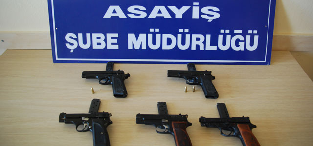 Rize'den Mersin'e silah kaçakçılığı