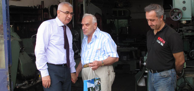 Vali Çakır Yılın Ahisi'ni ziyaret etti