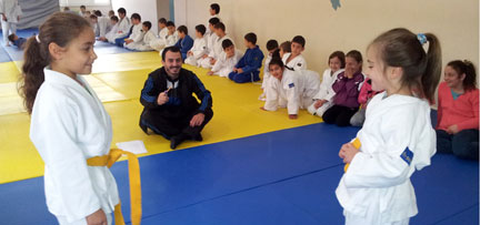 Rize'de Judo kuşak sınavı yapıldı
