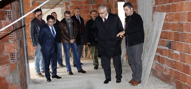 Vali Çakır Pazarköy'ü inceledi