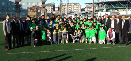 Rize'de Erkekler Yıldız Futbol Turnuvası sona erdi