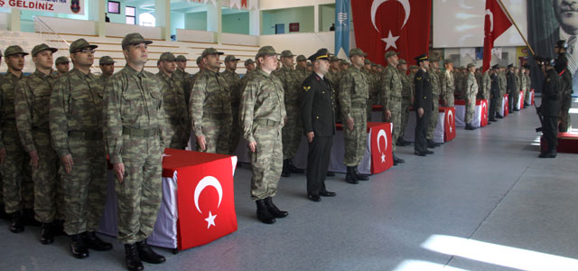 Rize'de 349. Kısa Dönem Er'ler yemin etti