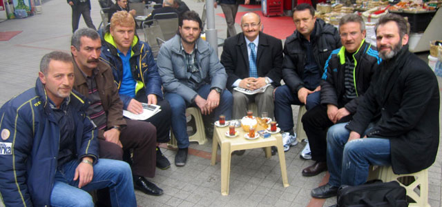 Rize Amatör Takım Antrenörlerinin dayanışması