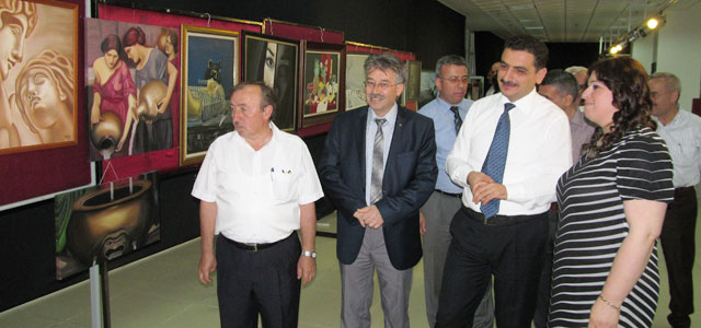 Rize'de Fırçaların Dansı resim sergisi