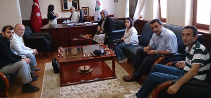 Çaydosk Gençlik Projesini Vali Çakır'a anlattı