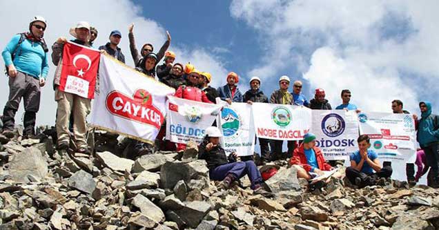 Çaydosk'tan 15 Temmuz Şehitleri tırmanışı