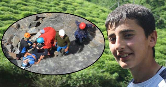 16 yaşındaki Rizeli dağcı 33 saatte kurtarıldı
