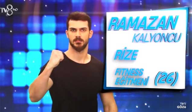 Rizeli genç "Göz6" yarışmasının favorisi oldu