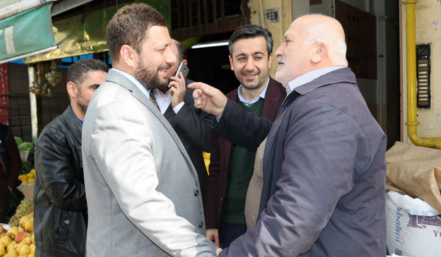 İl Başkanı Avcı, Rize esnafını ziyaret etti