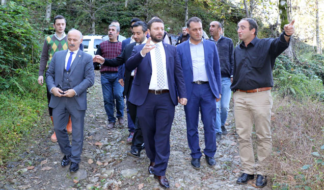 İl Başkanı Avcı, içme suyu projesi çalışmalarını inceledi