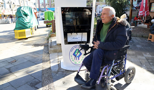 Rize'de engelliler için yeni hizmet