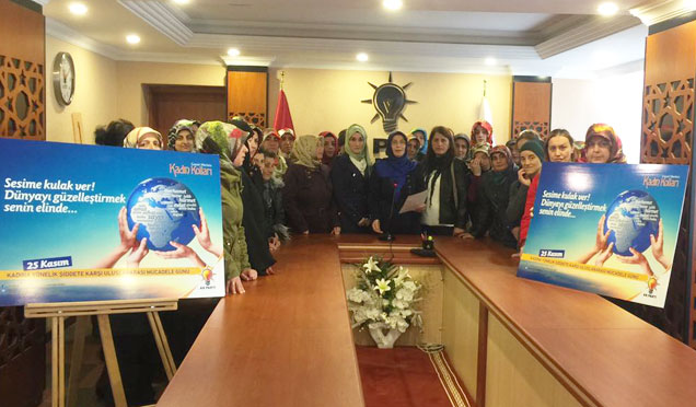 AK Parti Rize'den "Kadına Şiddet" açıklaması