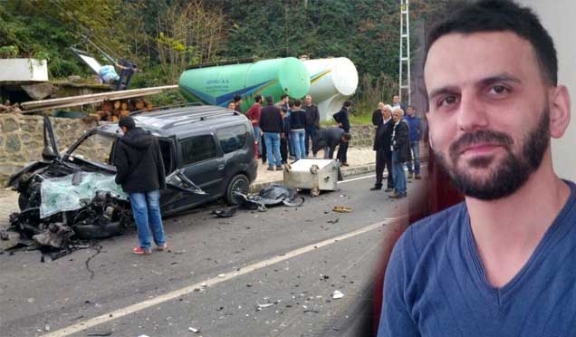 Rize'deki kazada ağır yaralanan genç hayatını kaybetti