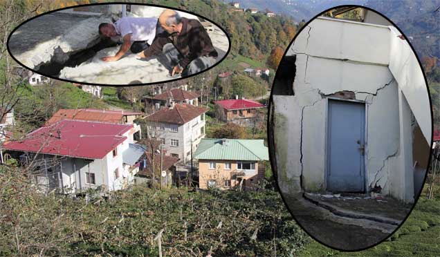 Rize'deki Köprülü Köyünde herkes diken üstünde