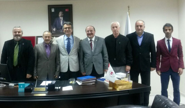 RTEÜ Tıp Fakültesi Dekanı Şimşek'e ziyaret