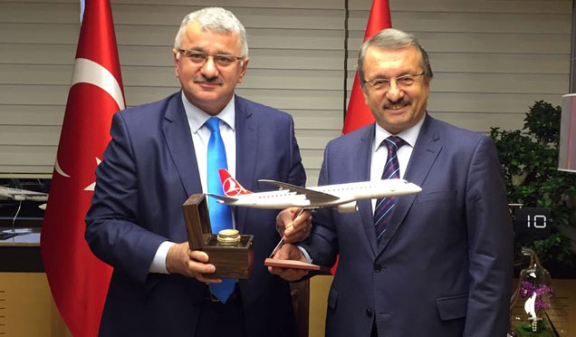 Sütlüoğlu'ndan THY'nin Rizeli yeni müdürüne ziyaret