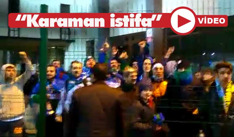 Çaykur Rizespor taraftarından "istifa" protestosu