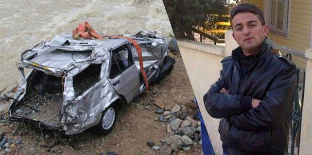 Güneysu'da otomobil dereye uçtu: 1 ölü