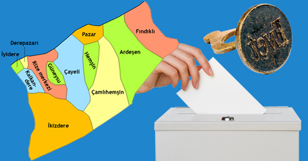 Rize ve ilçelerinin seçmen sayısı açıklandı