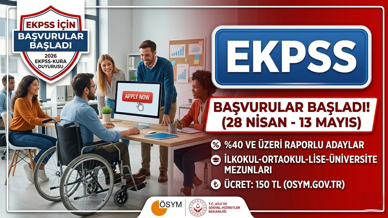 2026 EKPSS-Kura Başvuruları Başladı!